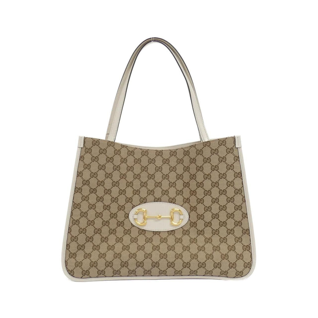 Gucci Horsebit Bag Handbag Beige