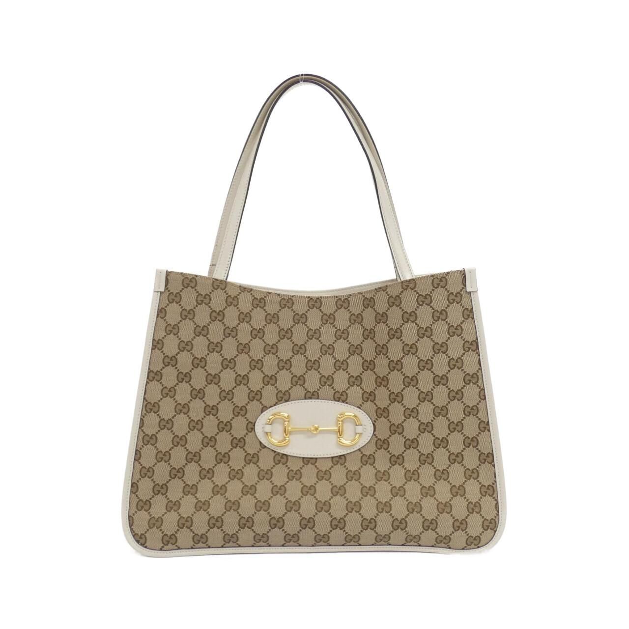 Gucci Horsebit Bag Handbag Beige