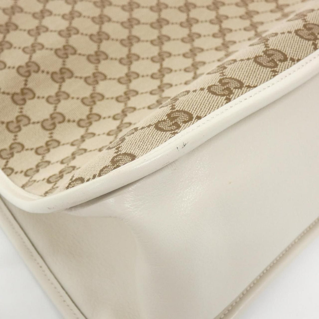 Gucci Horsebit Bag Handbag Beige — view 3