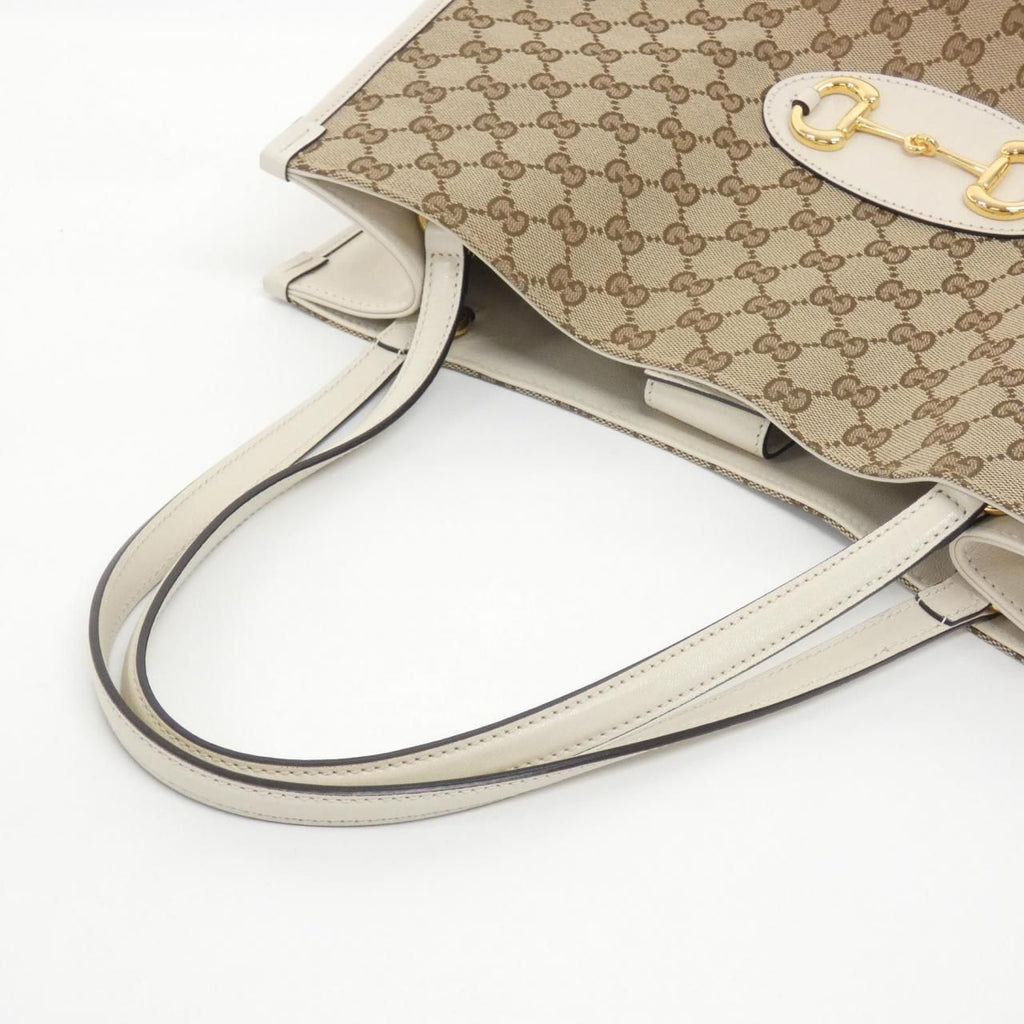 Gucci Horsebit Bag Handbag Beige — view 5