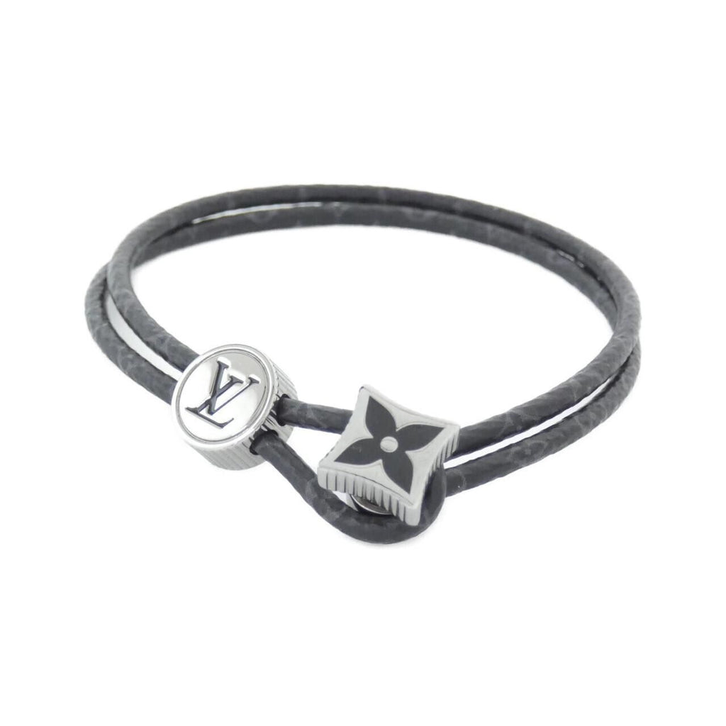 Louis Vuitton Monogram Eclipse Bracelet Earrings Back It 19 cm