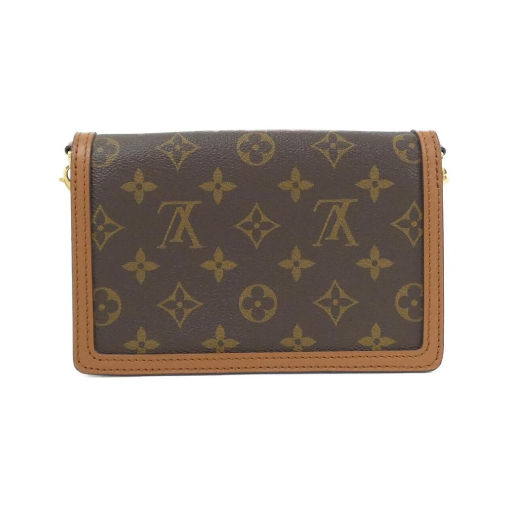 Louis Vuitton Monogram Reverse Portefeuille Dauphine Chain Wallet Shoulder — view 2
