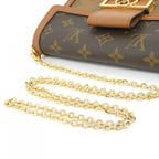 Louis Vuitton Monogram Reverse Portefeuille Dauphine Chain Wallet Shoulder — view 6