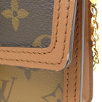 Louis Vuitton Monogram Reverse Portefeuille Dauphine Chain Wallet Shoulder — view 4