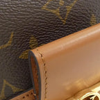 Louis Vuitton Monogram Reverse Portefeuille Dauphine Chain Wallet Shoulder — view 5