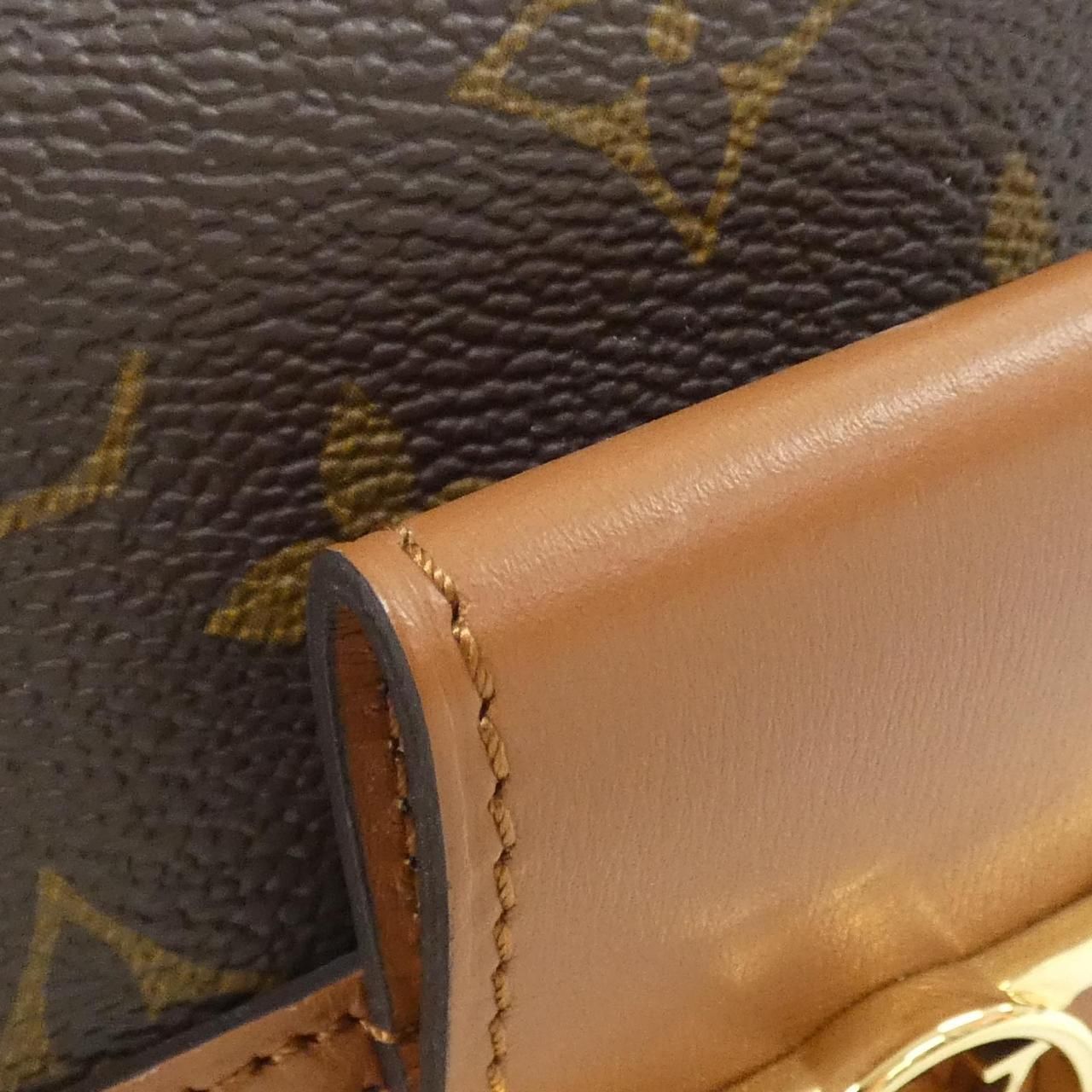 Louis Vuitton Monogram Reverse Portefeuille Dauphine Chain Wallet Shoulder — view 5