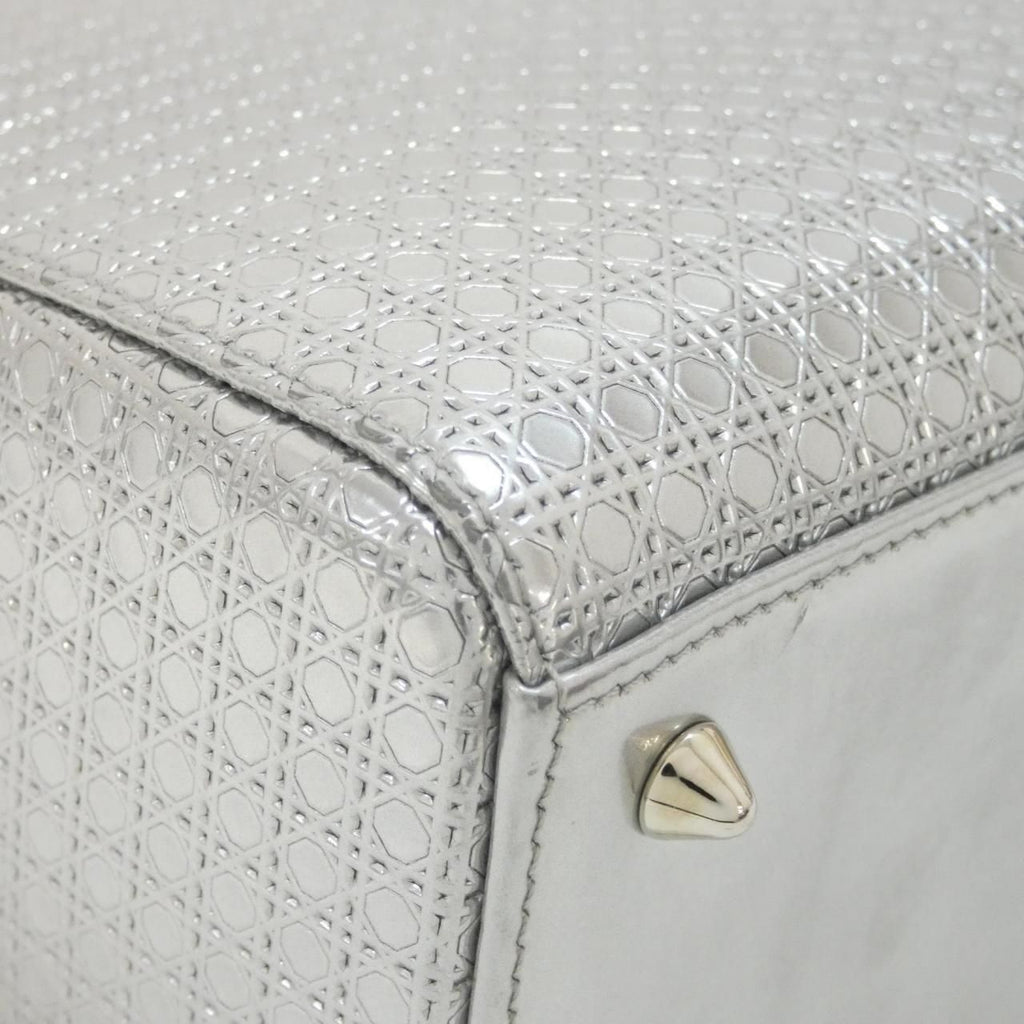 Dior Lady Bag Handbag Silver — view 3