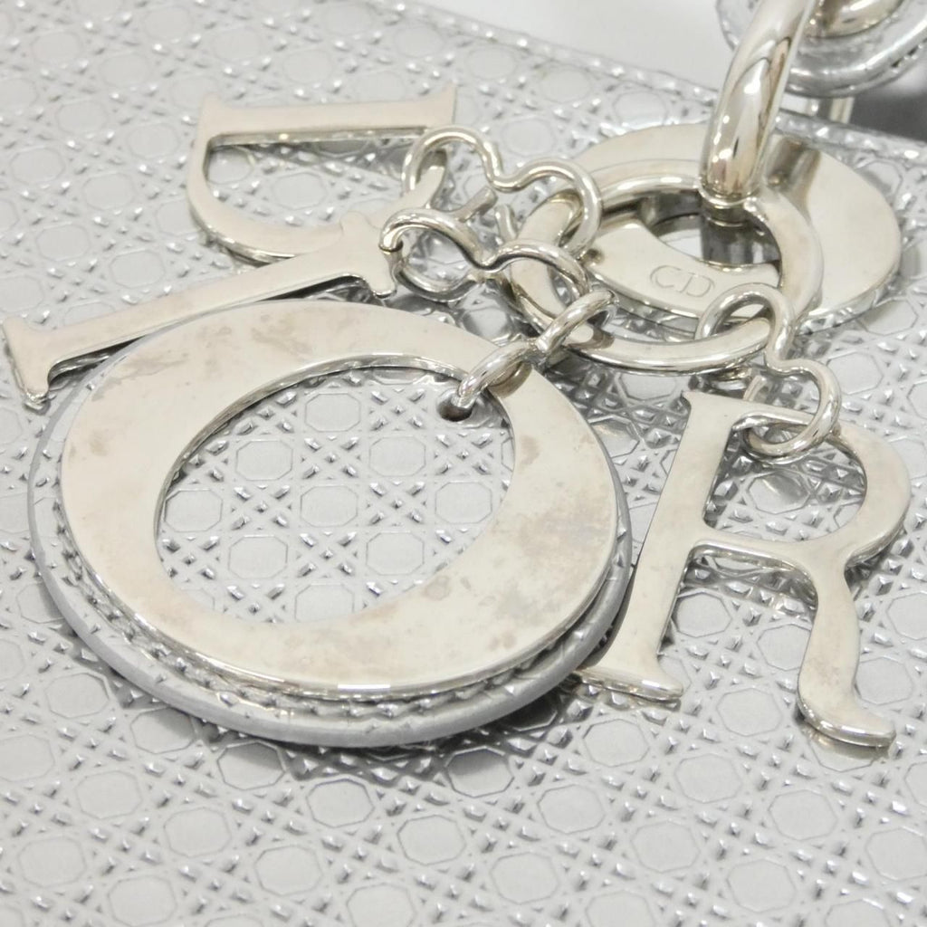 Dior Lady Bag Handbag Silver — view 4