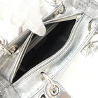 Dior Lady Bag Handbag Silver — view 6