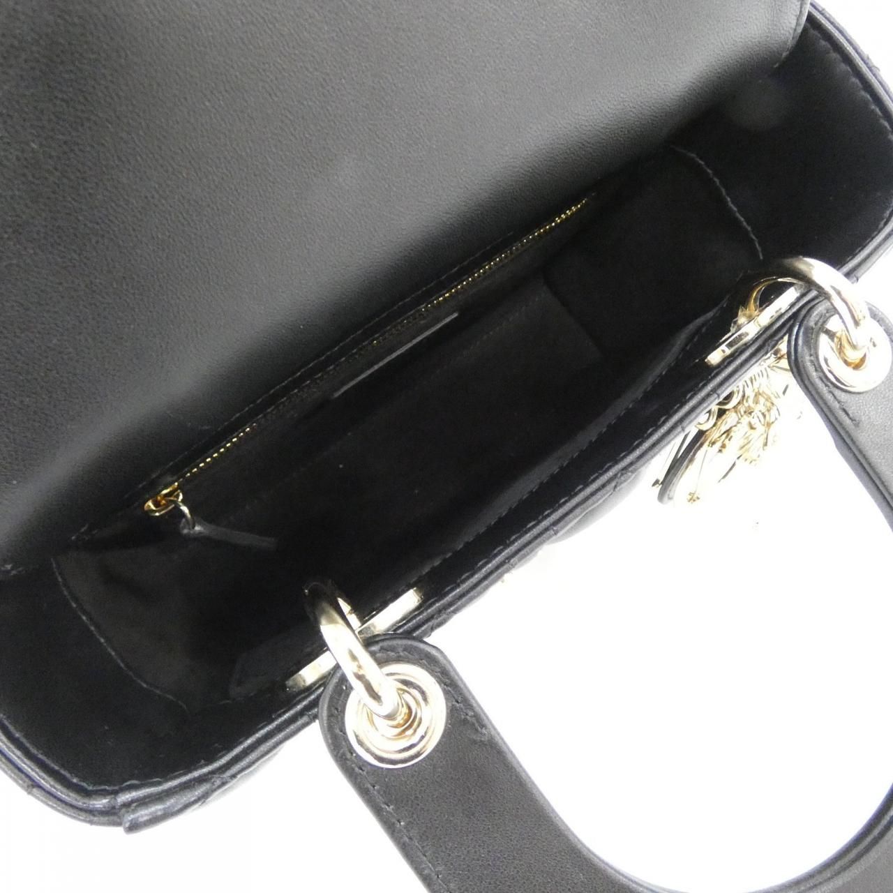 Dior Lady Bag Handbag Black — view 8