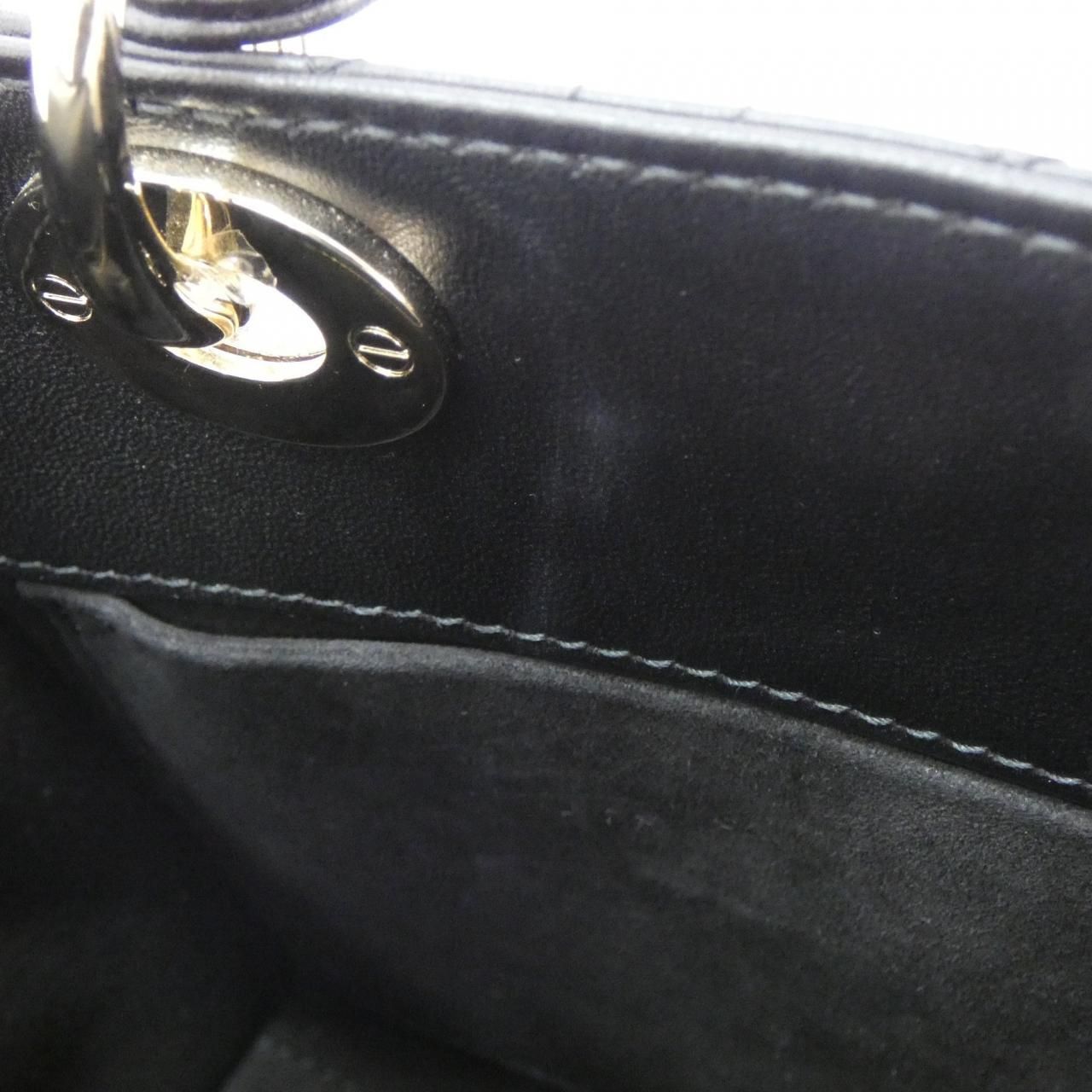 Dior Lady Bag Handbag Black — view 9