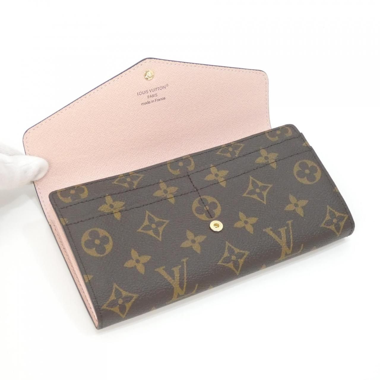 Louis Vuitton Monogram Portefeuille Sarah Wallet — view 3