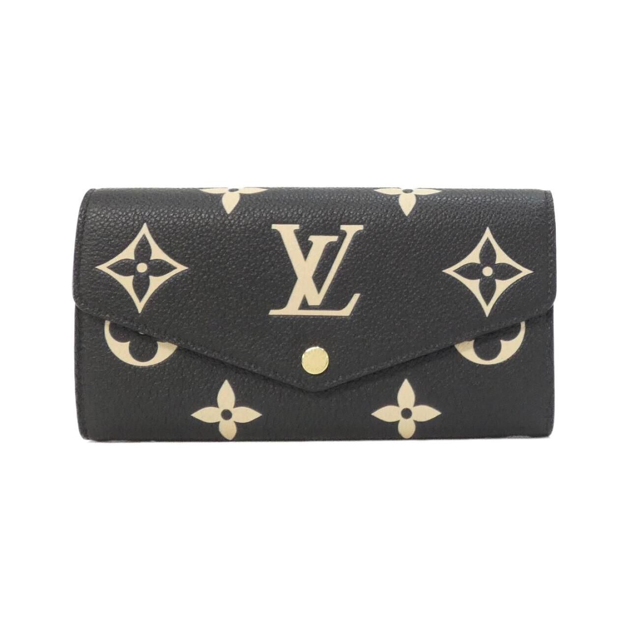 Louis Vuitton Bicolor Monogram Empreinte Portefeuille Sarah Wallet