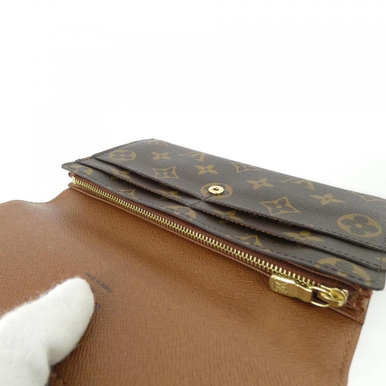 Louis Vuitton Monogram Portefeuille Sarah Wallet — view 4
