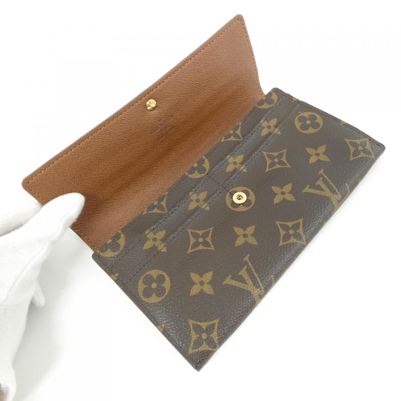 Louis Vuitton Monogram Portefeuille Sarah Wallet — view 3