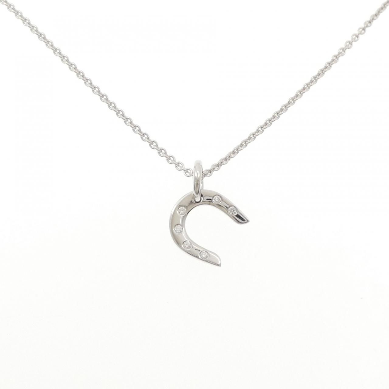 Hermes Diamond Necklace White Gold