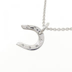 Hermes Diamond Necklace White Gold — view 4