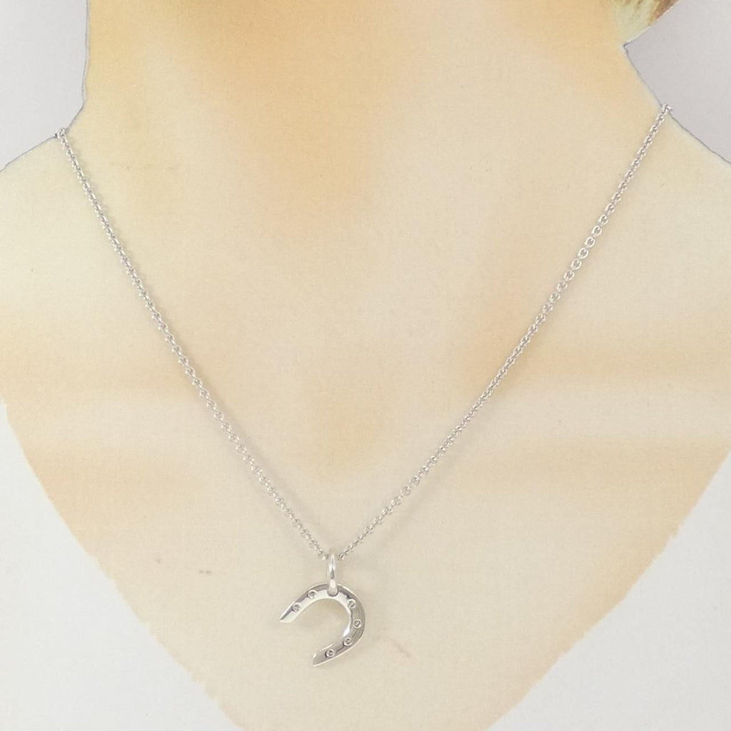Hermes Diamond Necklace White Gold — view 6