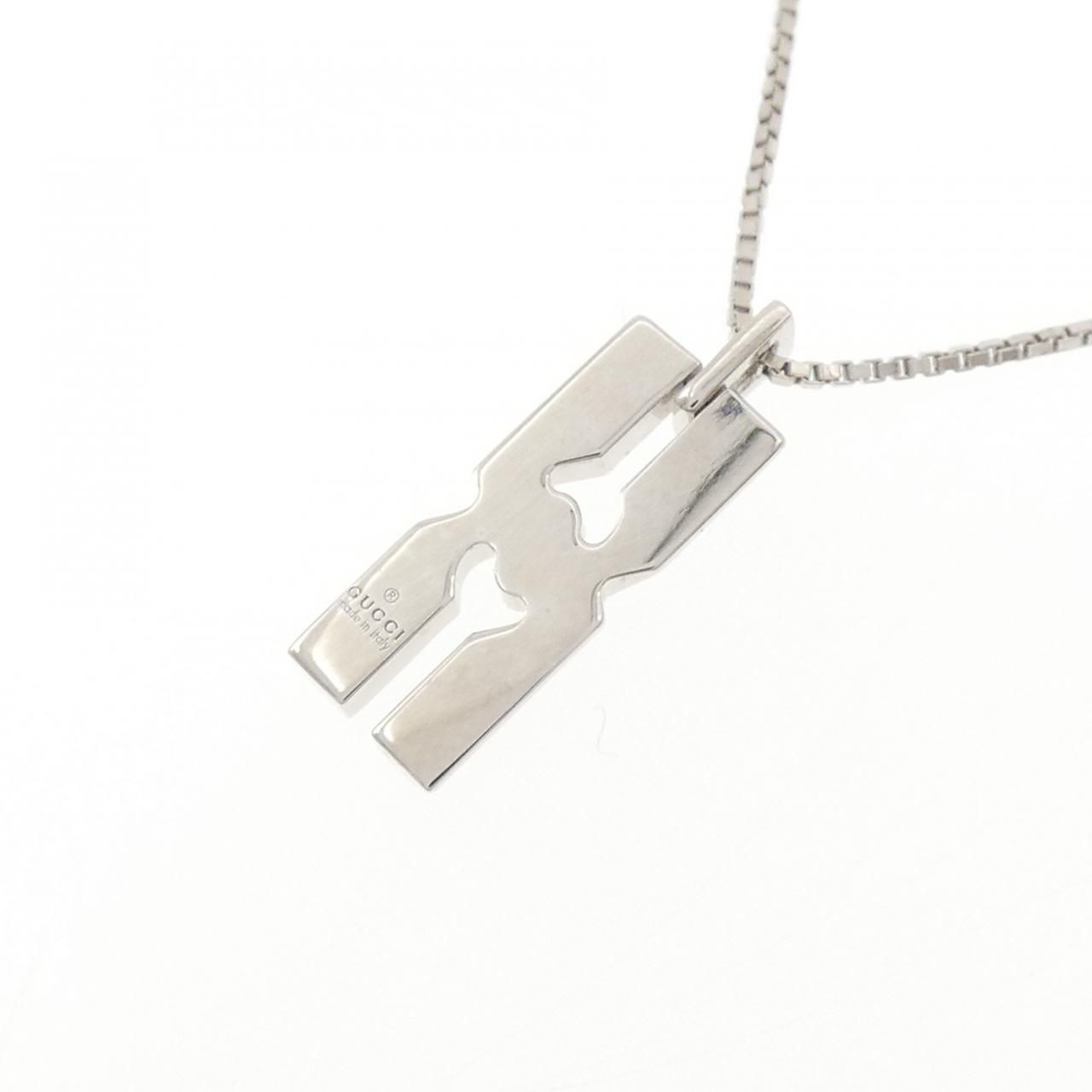 Gucci Infinity Necklace White Gold — view 4