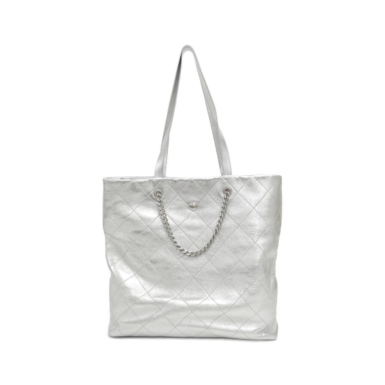 Chanel Bag Handbag Silver — view 2