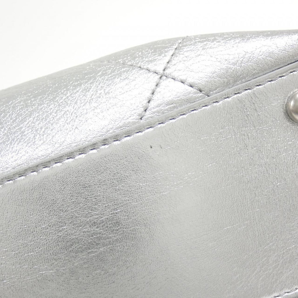 Chanel Bag Handbag Silver — view 3