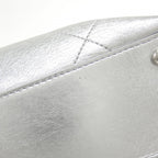 Chanel Bag Handbag Silver — view 3
