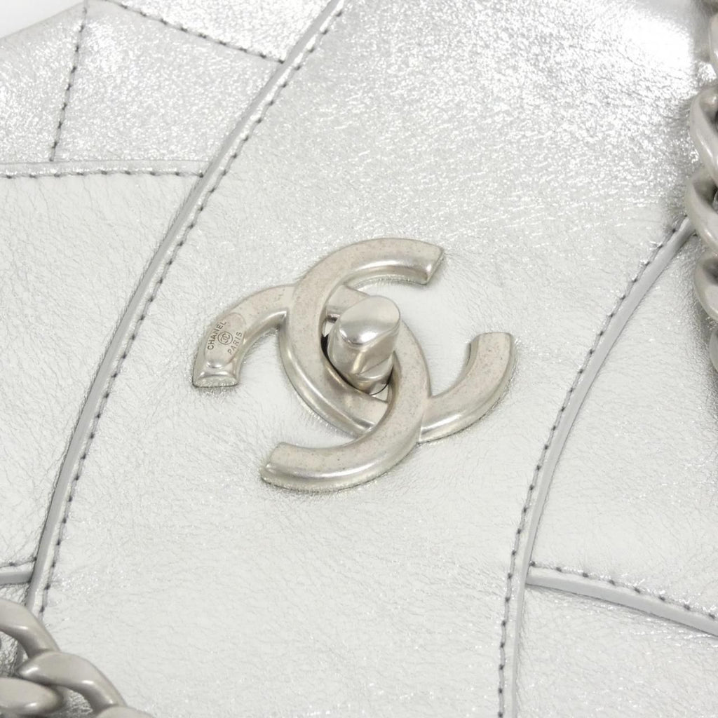 Chanel Bag Handbag Silver — view 4