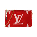 Louis Vuitton Monogram Giant Pochette Double Zip Shoulder