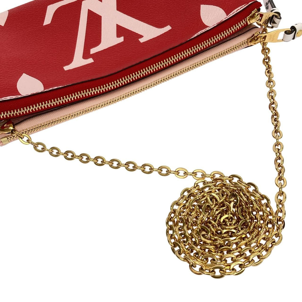 Louis Vuitton Monogram Giant Pochette Double Zip Shoulder — view 5