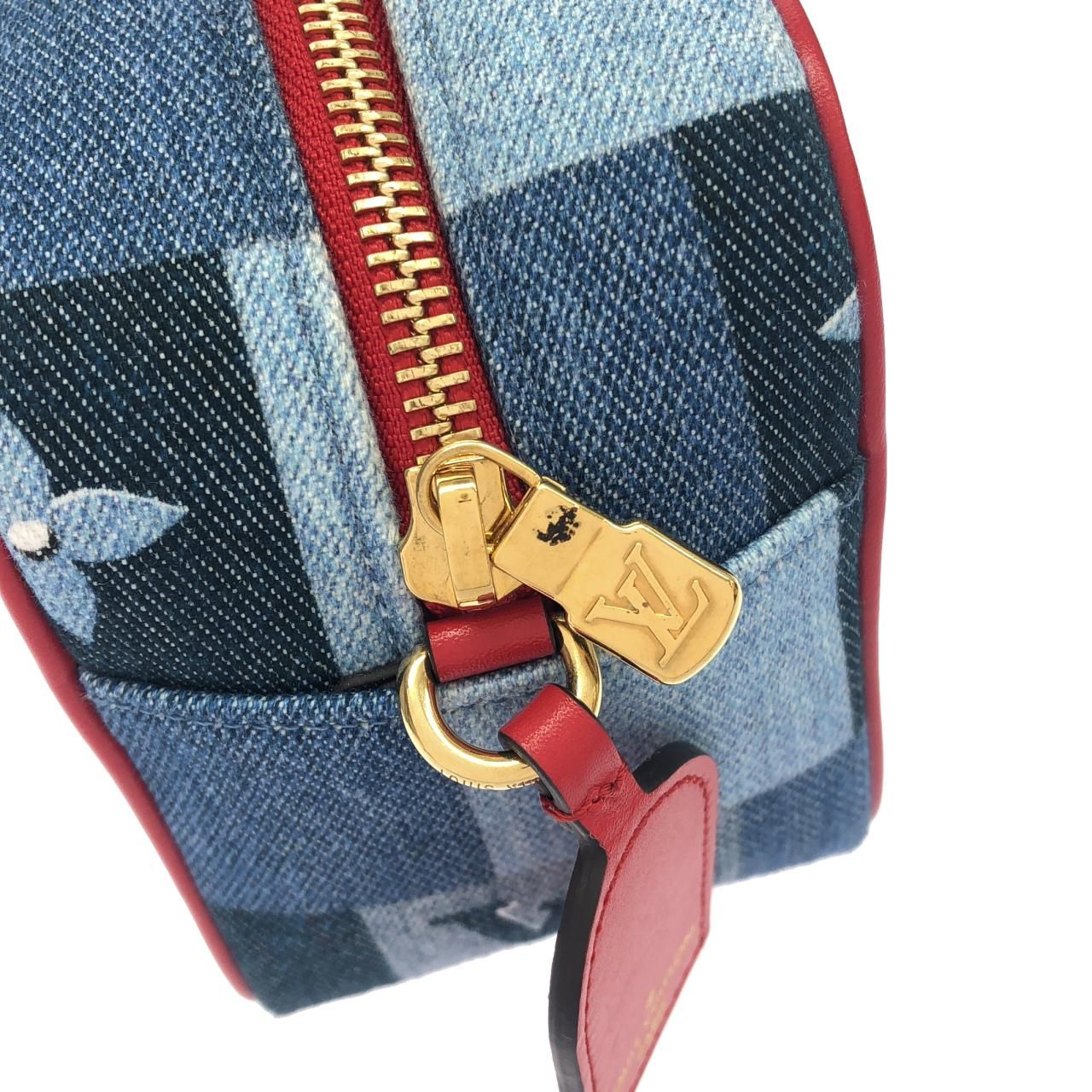 Louis Vuitton Denim Monogram Beach Pouch Shoulder — view 5