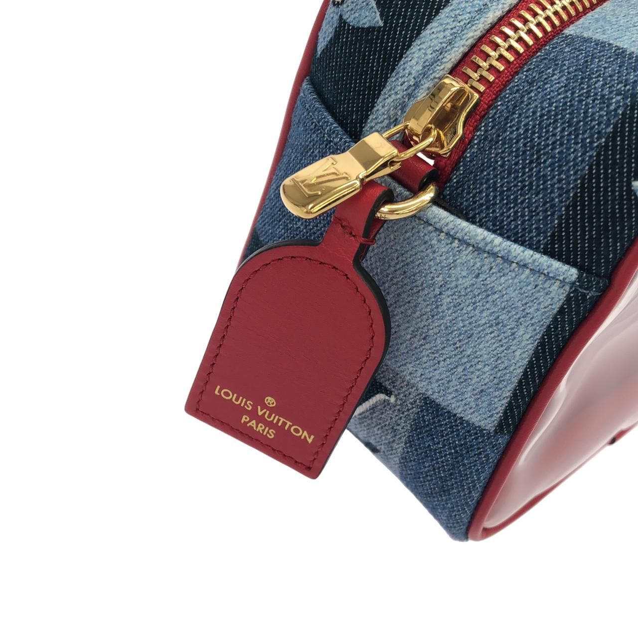 Louis Vuitton Denim Monogram Beach Pouch Shoulder — view 4