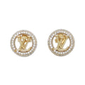 Louis Vuitton Book le Reuille e by Night Earrings