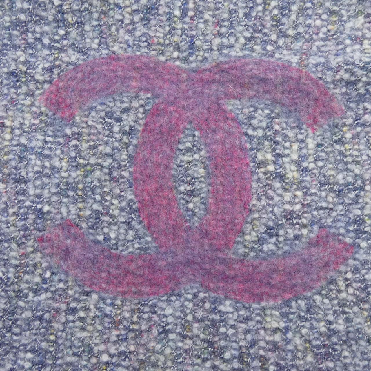 Chanel Stole Scarf Navy — view 5