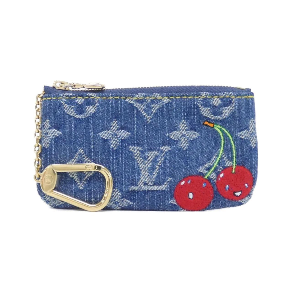 Louis Vuitton Monogram Cherry Denim Key Holder
