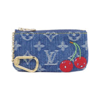 Louis Vuitton Monogram Cherry Denim Key Holder