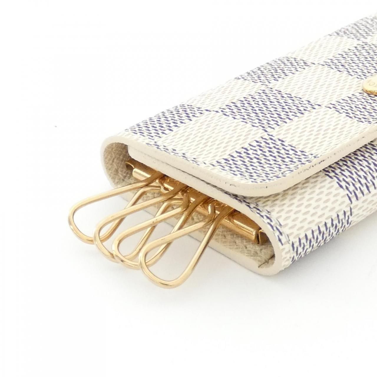 Louis Vuitton Damier Azur Multicles Key Case Key Holder — view 2