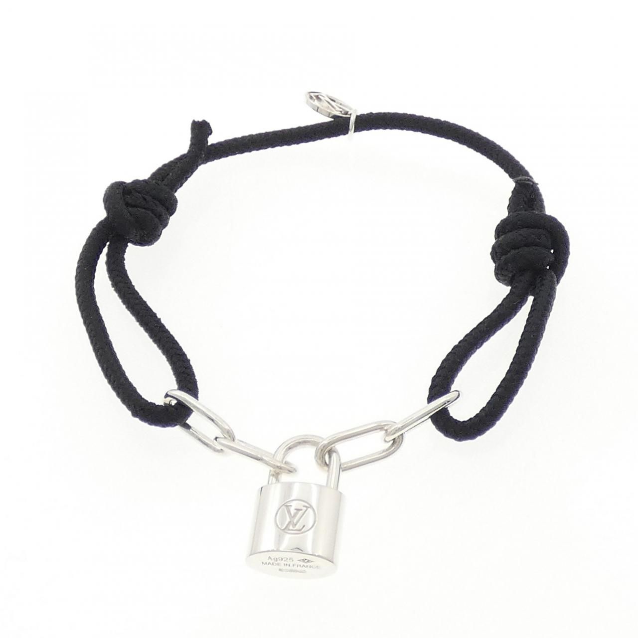 Louis Vuitton Lockit Virgil Abloh Black Bracelet