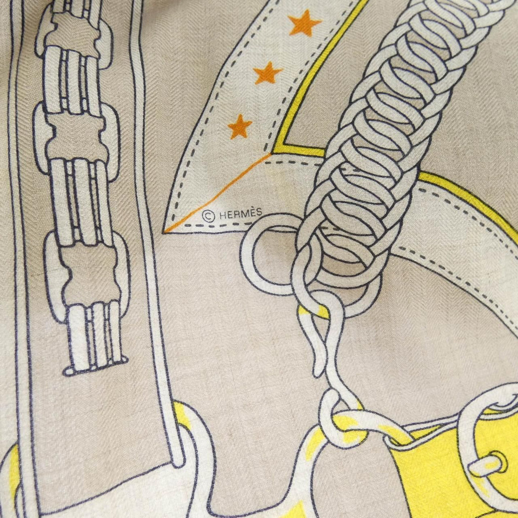 Hermes la Promenade du Matin Bandana Carre Shawl Scarf — view 4