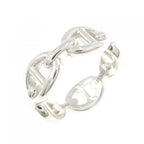 Hermes Chaine D'ancre Ring
