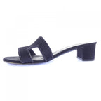 Hermes Oasis Sandals Black — view 2