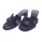 Hermes Oasis Sandals Black — view 3