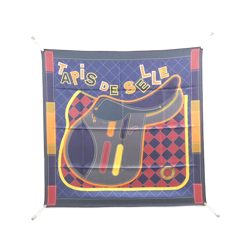 Hermes Tapis de Selle Carre Double Face Scarf