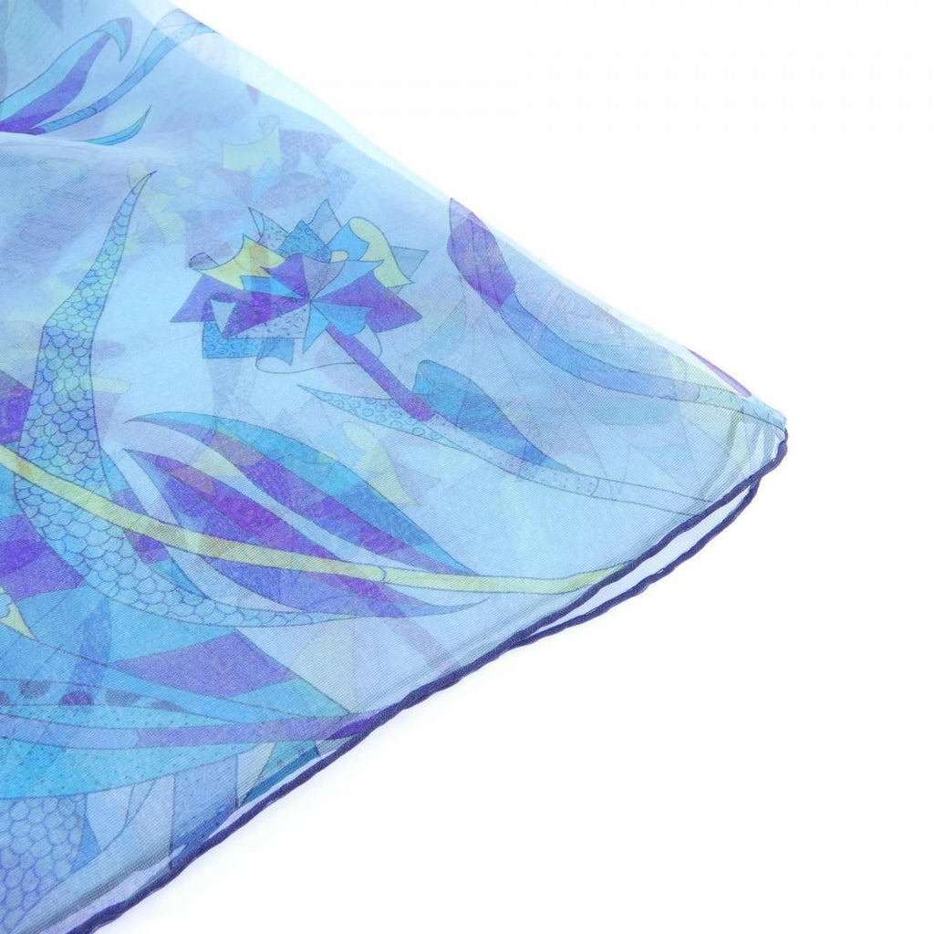 Hermes Stole Scarf Blue — view 2