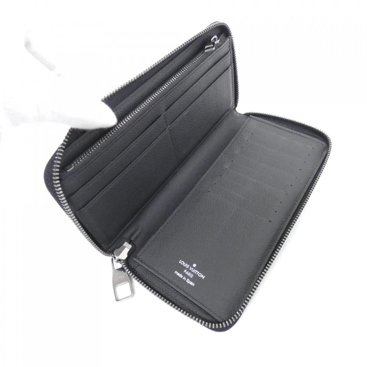Louis Vuitton Monogram Eclipse Zippy Wallet Vertical — view 6