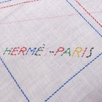 Hermes Pique Sellier Carre Shawl Scarf — view 4