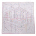 Hermes Pique Sellier Carre Shawl Scarf