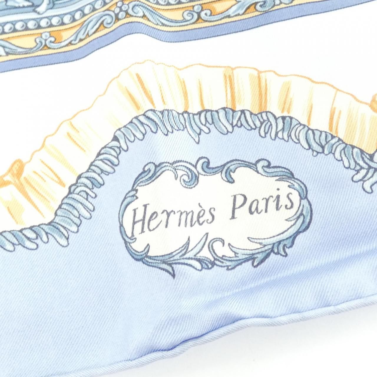 Hermes Traineaux Et Glissades Carre Scarf — view 2