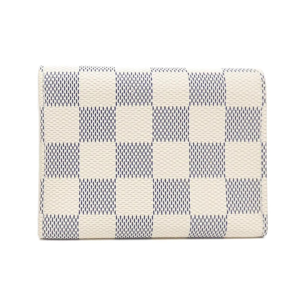 Louis Vuitton Damier Azur Envelope Business Card Holder Case — view 2