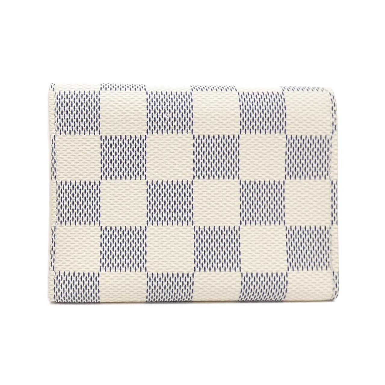 Louis Vuitton Damier Azur Envelope Business Card Holder Case — view 2