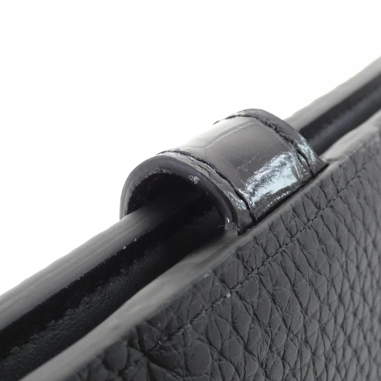 Louis Vuitton Exotic Leather LV Vertical Wallet — view 6